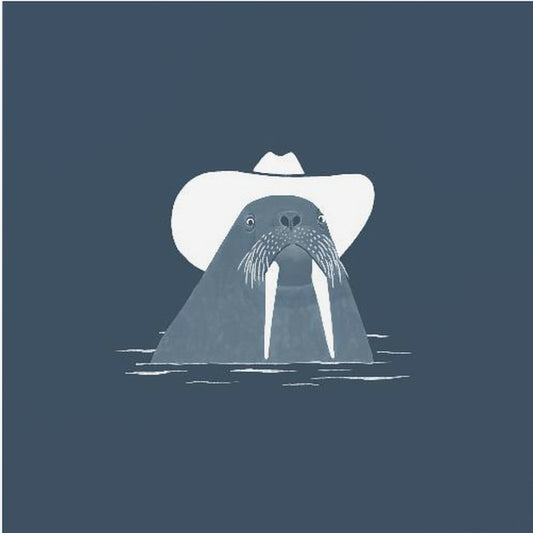 Hank de cowboywalrus | Canvasprints